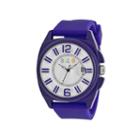 Crayo Sunset Purple Silicone-band Watch With Date Cracr3303