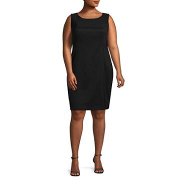 Byer California Sleeveless Sheath Dress-plus