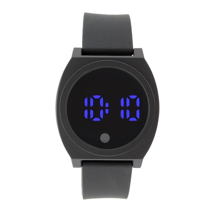 Mens Black Strap Watch-33552