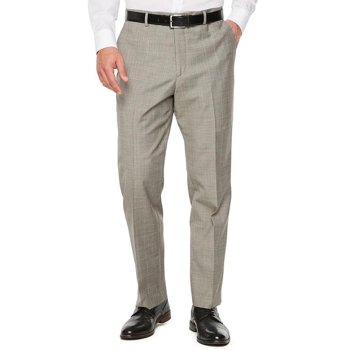 Stafford Checked Slim Fit Suit Pants
