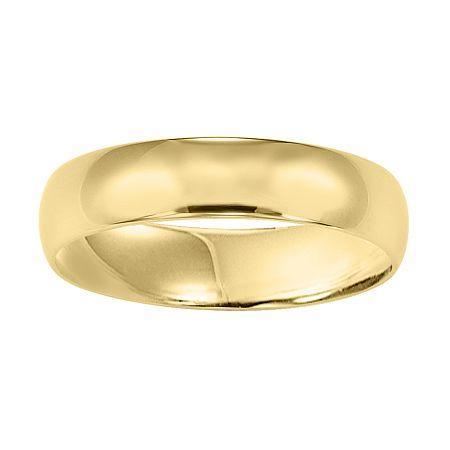 Men's 6mm Wedding Band In 10k Gold