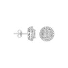Trumiracle 1/2 Ct. T.w. Diamond Round Sterling Silver Earrings