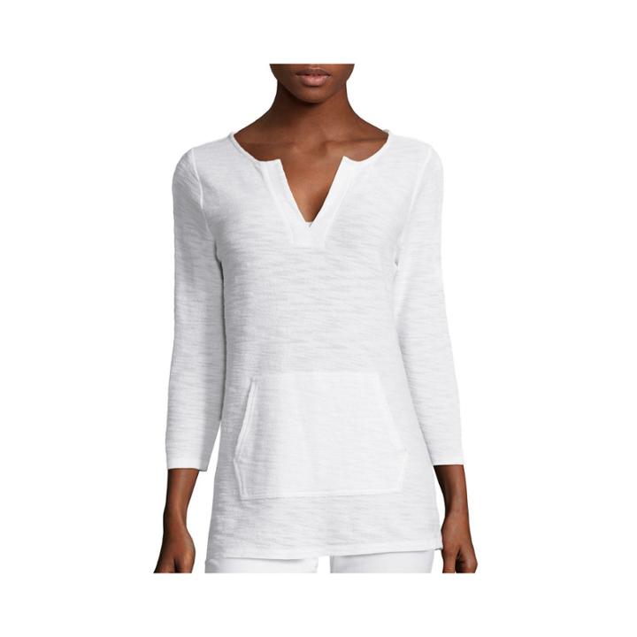Liz Claiborne 3/4-sleeve Kangaroo Pocket Tunic