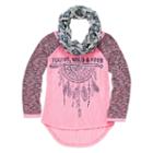 Arizona 3/4 Sleeve Top With Scarf