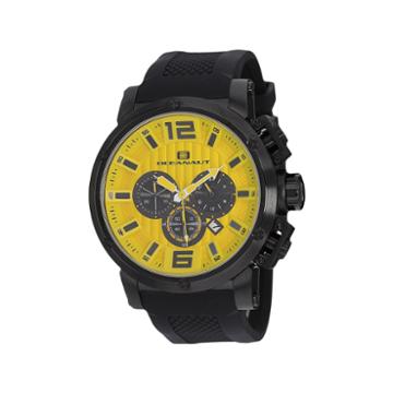 Oceanaut Mens Black Strap Watch-oc2126