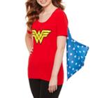 Wonder Woman Cape T-shirt- Juniors