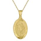 Infinite Gold&trade; 14k Yellow Gold St. Christopher Pendant Necklace