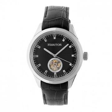 Heritor Unisex Black Strap Watch-herhr7005