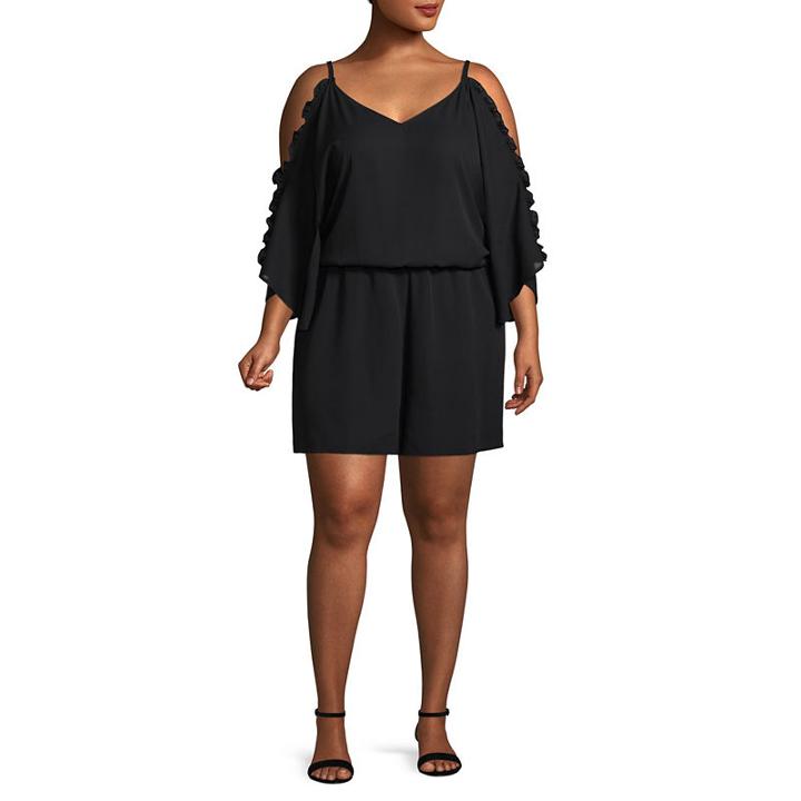 Bold Elements Short Sleeve Romper-plus