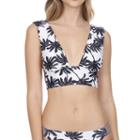 Arizona Leaf Tankini Swimsuit Top-juniors