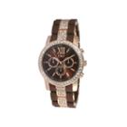 Tko Orlogi Womens Crystal-accent Brown Dial Multifunction-look Bracelet Watch