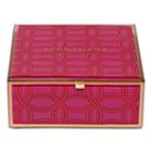 Adrienne Vittadini Studio Jewel-tone Square Glass Storage Box