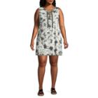 Arizona Short Sleeve Tie Dye A-line Dress-juniors Plus