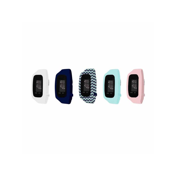 B-fit Womens Activity Tracker & 5pc. Interchangeable Band Set-ba2226bk607-078