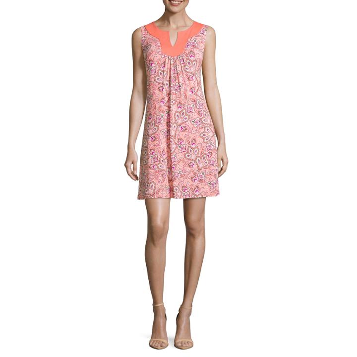 St. John's Bay Sleeveless Sundress-petites