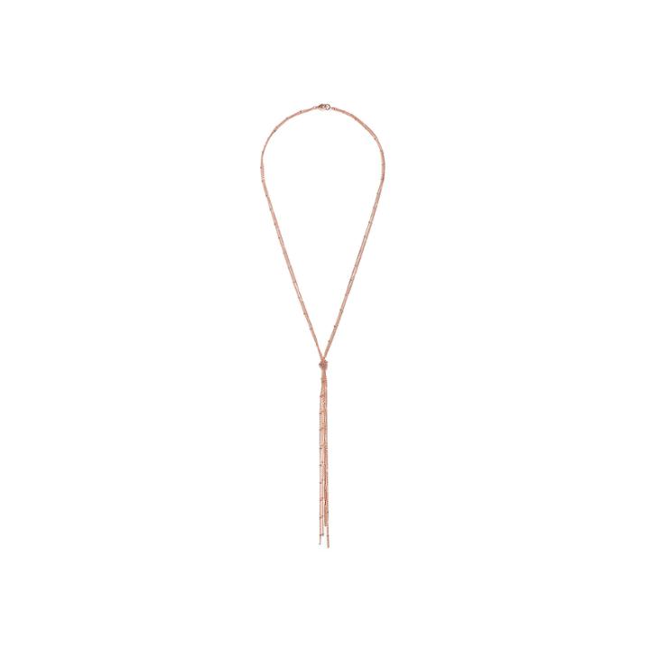 Mixit&trade; Rose-tone Slub Knot Strand Necklace