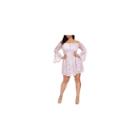Fashion To Figure Leyanna Lace Off Shoulder Bell Sleeve Dress - Plus