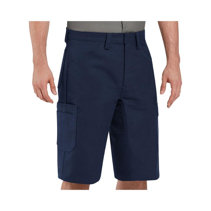 Red Kap Scratchless Shop Flat-front Shorts
