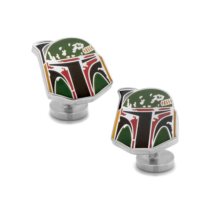 Star Wars Boba Fett Distressed Helmet Cuff Links