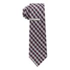 Jf J.ferrar J Ferrar Winter Formal Gingham Tie