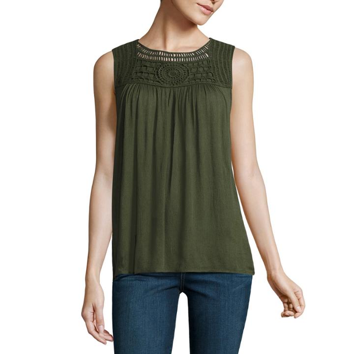 St. John's Bay Rayon Tank Top