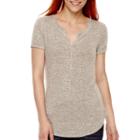 A.n.a Short-sleeve Textured Knit T-shirt - Tall