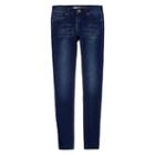 V Gold Studded Bow Pocket Skinny Jean