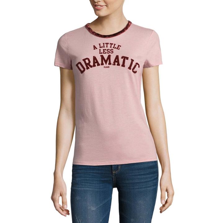 Arizona Less Dramatic Graphic T-shirt- Juniors