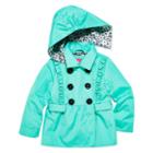 Ruffle Trench Raincoat