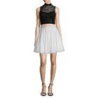 City Triangles Sleeveless Sequin-lace Two-piece Party Dress - Juniors