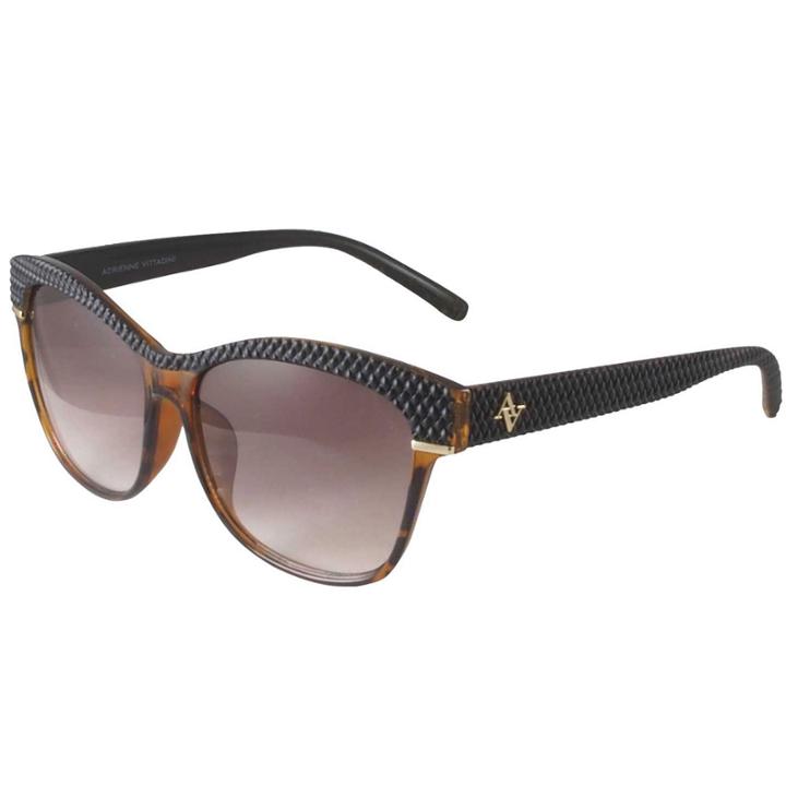 Adrienne Vittadini Full Frame Cat Eye Sunglasses-womens