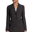 Black Label By Evan-picone Long-sleeve Pin Dot Jacket