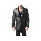 Bgsd Men's Grant Two Button Lambskin Leather Blazer