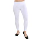 24/7 Comfort Apparel Ankle Length Solid Knit Leggings