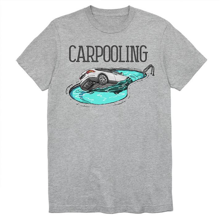Car Pooling Graphic Tee