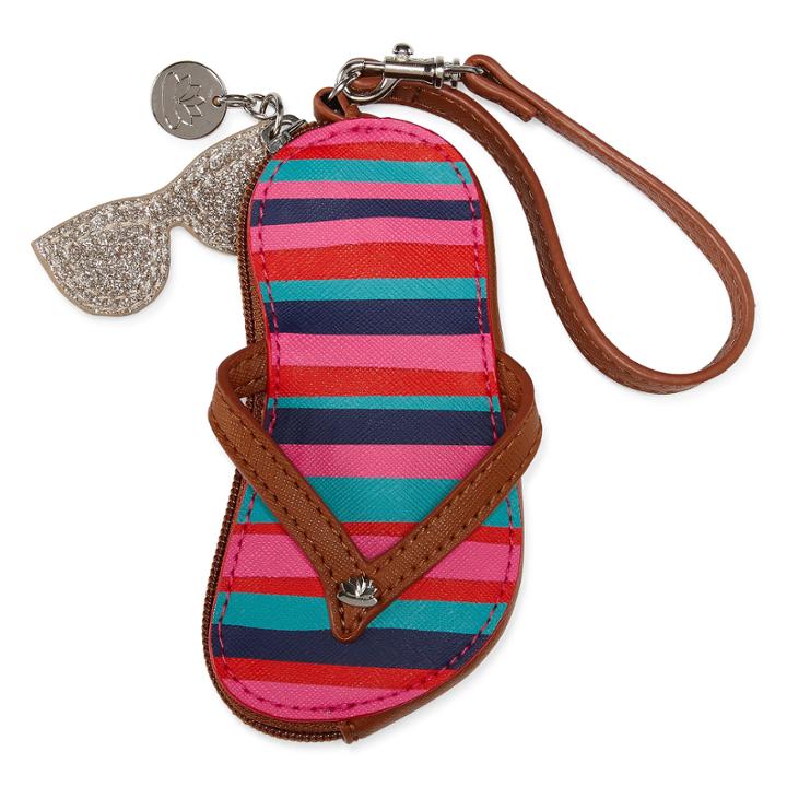 Lily Bloom Mini Novelty Key Fob Coin Purse