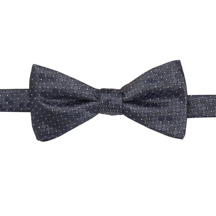 Stafford Glitter Dot Pre-tied Bowtie