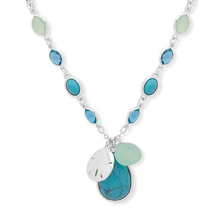 Chaps Womens Pendant Necklace