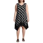 Luxology Sleeveless Geo Print Sundress - Plus