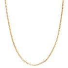 18k Gold Over Silver 30 Inch Chain Necklace