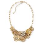 Mixit&trade; Gold-tone Crystal Multi-charm Necklace