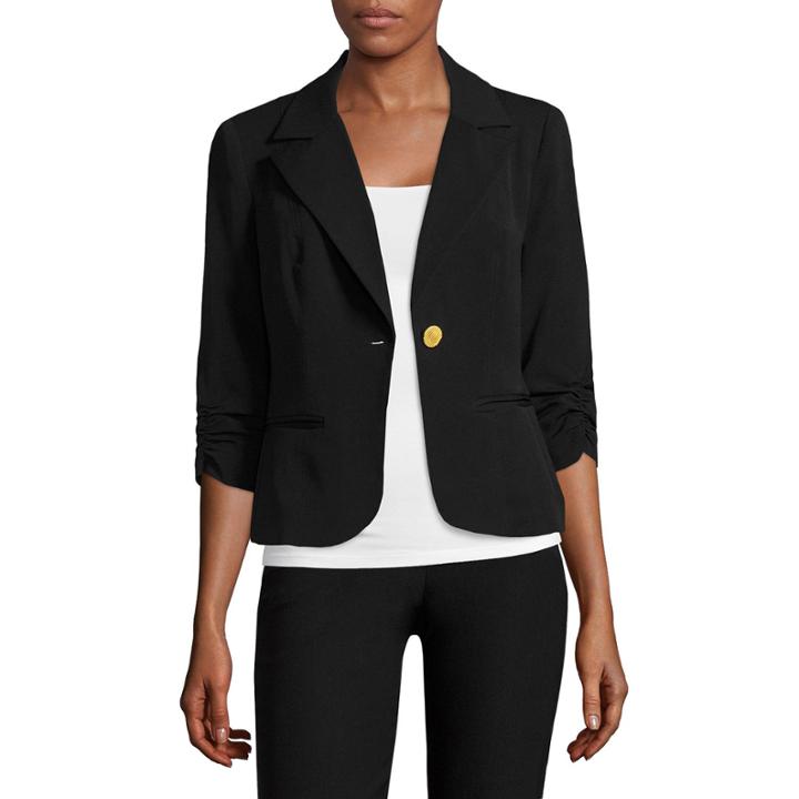 Hollywould Fitted Fit Woven Blazer - Juniors