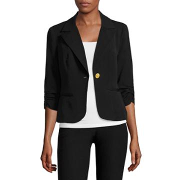 Hollywould Fitted Fit Woven Blazer - Juniors