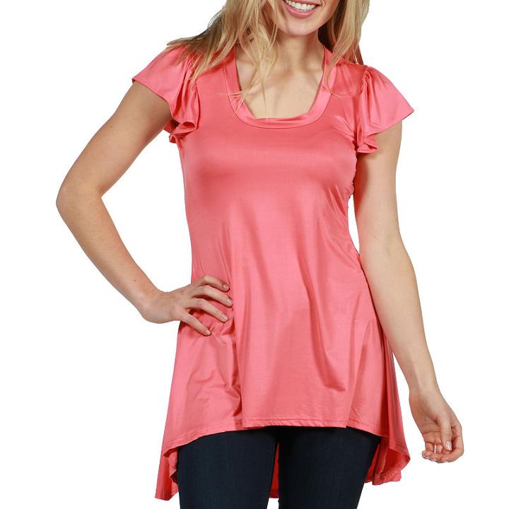 24/7 Comfort Apparel Jamie Tunic Top