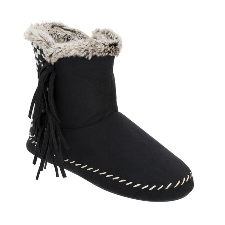 Dearfoams Tall Fringe Boot