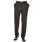 Stafford Textured Stripe Flat-front Dress Pants - Classic Fit
