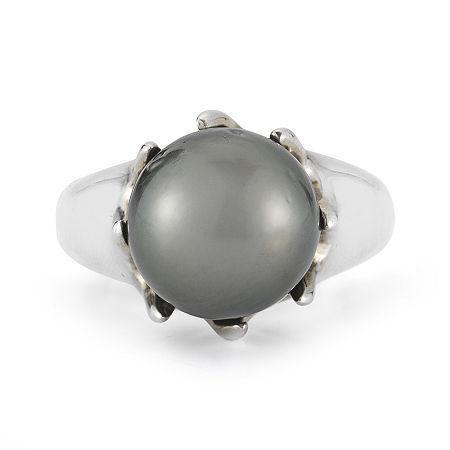 Tahitian Pearl Sterling Silver Ring
