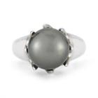 Tahitian Pearl Sterling Silver Ring