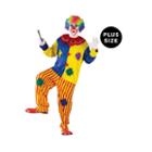 Big Top Clown Plus Adult Costume