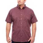Van Heusen Short Sleeve Flex Stretch Button-front Shirt-big And Tall